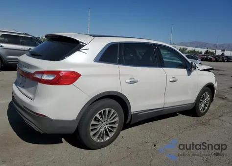 2017 Lincoln Mkx Select z USA, uszkodzony, nr VIN 2LMPJ6KRXHBL35321